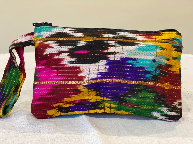 Oinacha - Mirror. The embroidery wallet for ladies with vintage fabric - Image 7