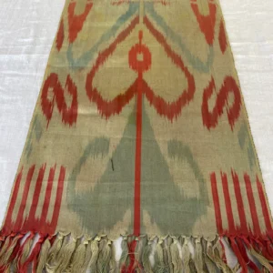 Organic Dyed Ikat Scarf