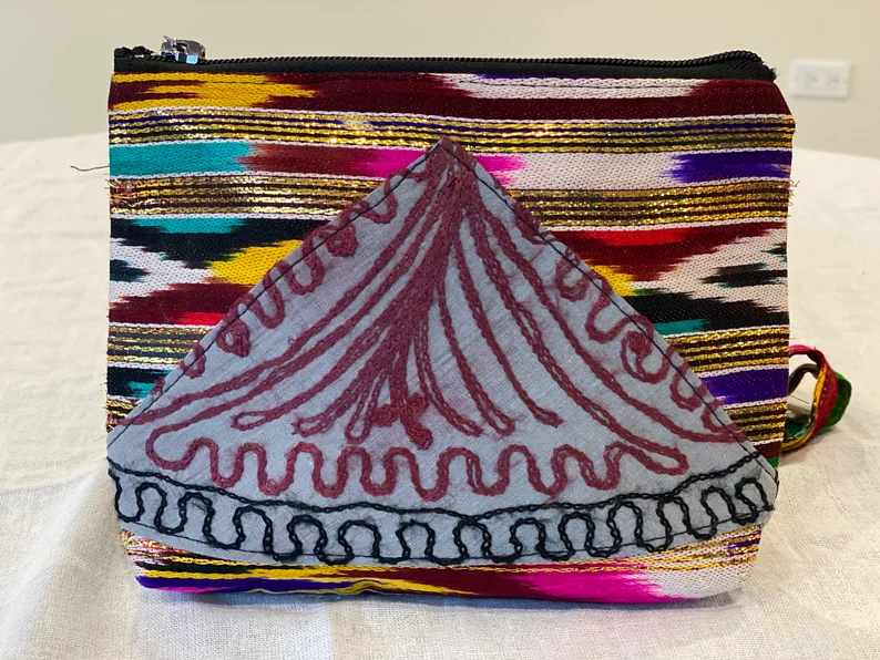 Oinacha - Mirror. The embroidery wallet for ladies with vintage fabric - Image 6