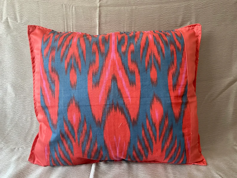 Ikat pillowcase