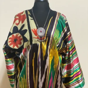 Silk embroidery jacket