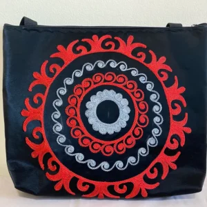 Beautiful Embroidery Leather Bag - artificial leather