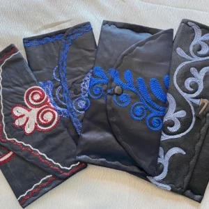Embroidery Leather Wallet&Clutch