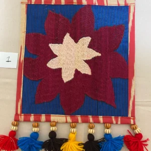 Flowers. Embroidery picture
