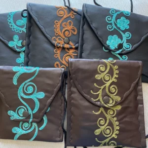 Embroidery Leather Mobile Bag - Fo all ages