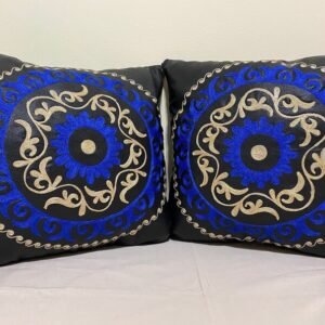 Leather Embroidery Pillowcase - Qiyomi Oftob