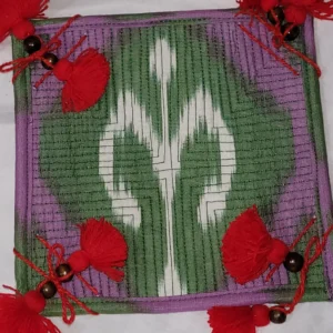 Ikat plate and trivets