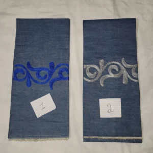 Jeans Embroidered Scarf for classic style