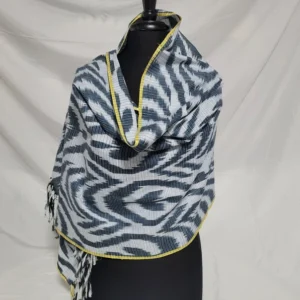 Ikat Scarf "Day and Night"