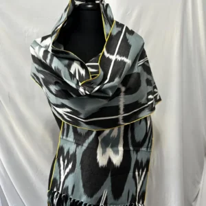 Ikat Scarf- Elegant/Extra Long